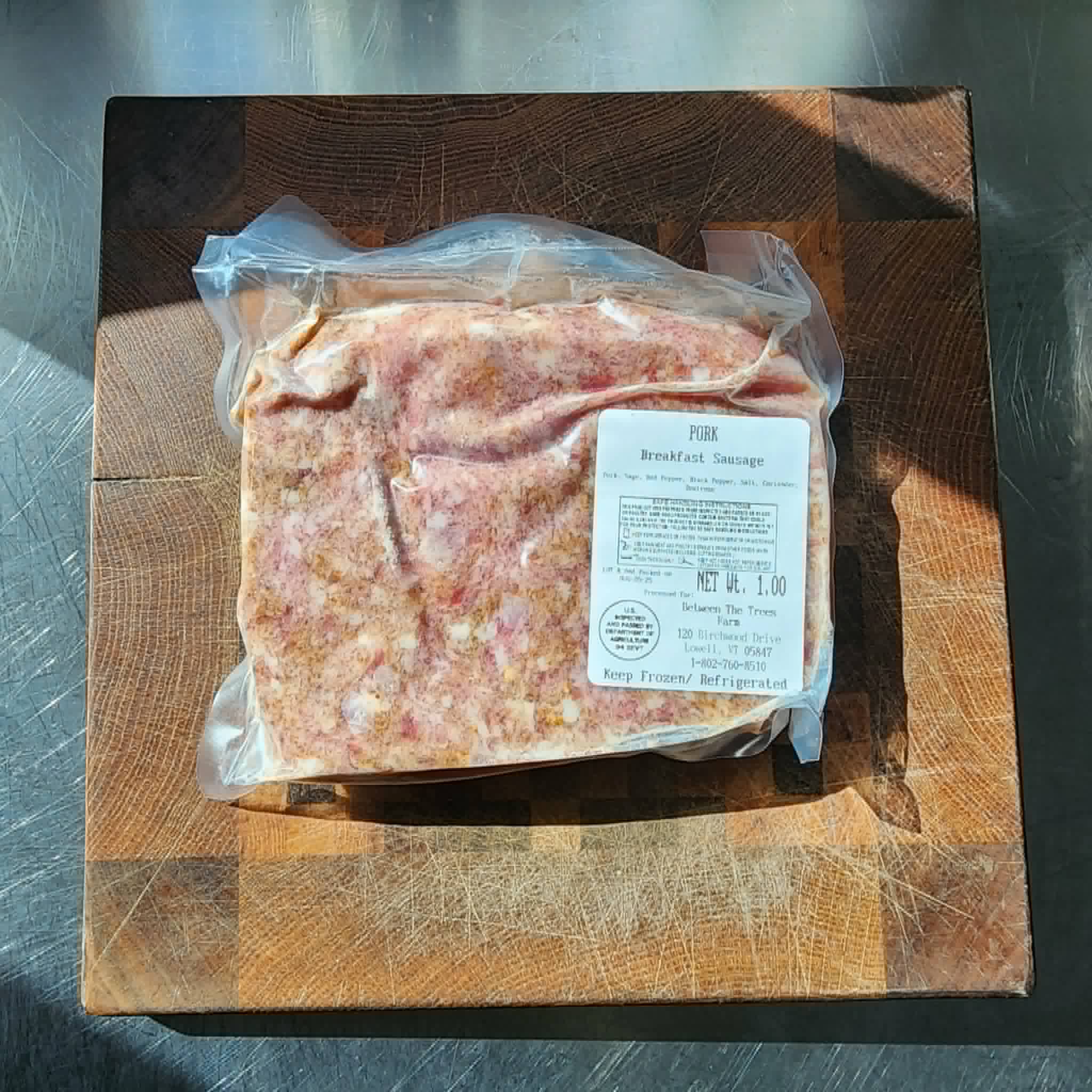 2 Packs - Bulk Pork Sausage (not links) Sweet Italian